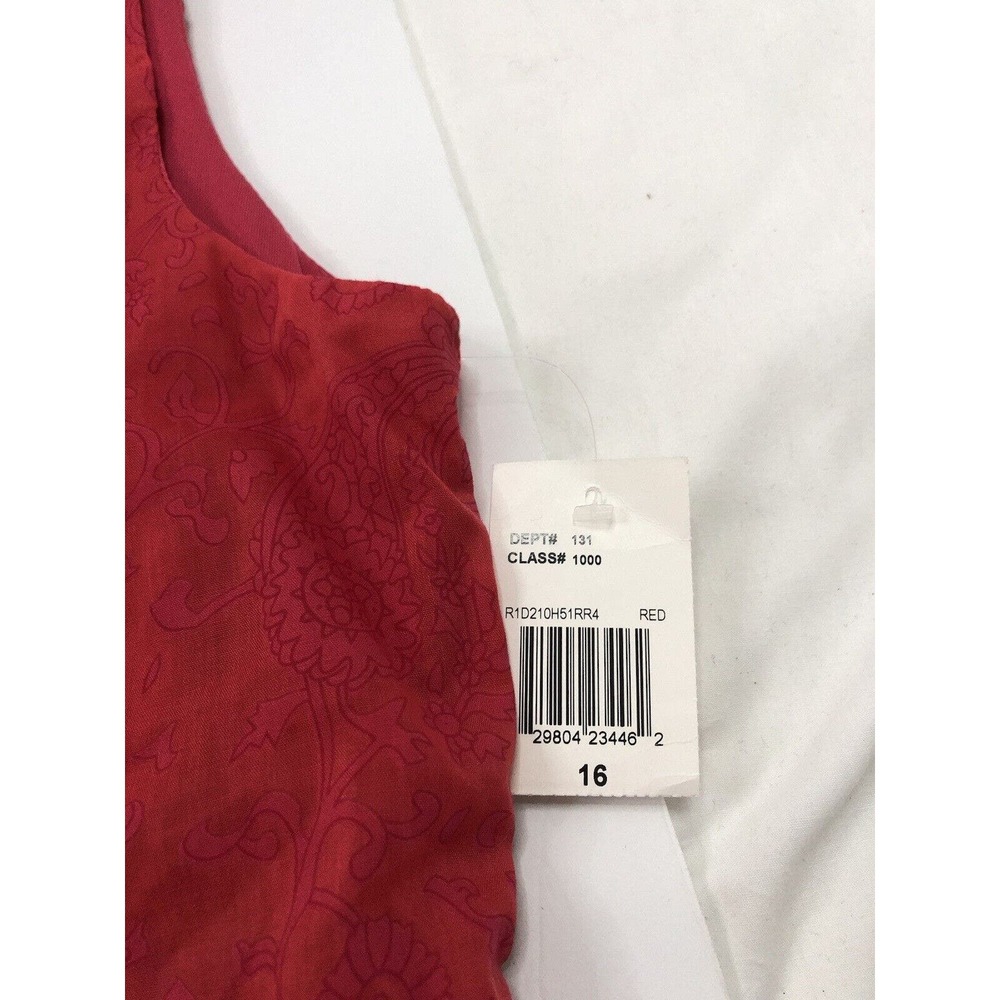 NEW Rabbit Rabbit Rabbit Rabbit Designs Sleeveless Dresses SIZE 16 ORANGE(A19) - Picture 3 of 6